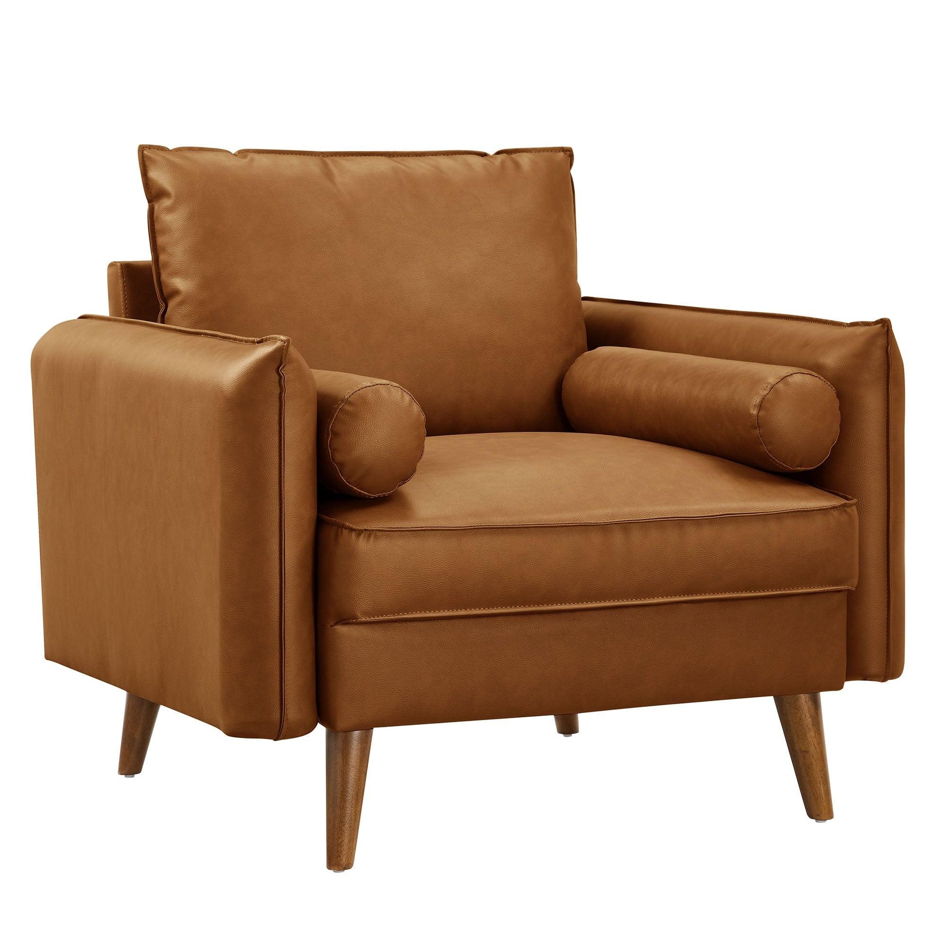 Revive Upholstered Vegan Leather Accent Armchair by Modway FredCo