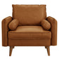 Revive Upholstered Vegan Leather Accent Armchair by Modway FredCo
