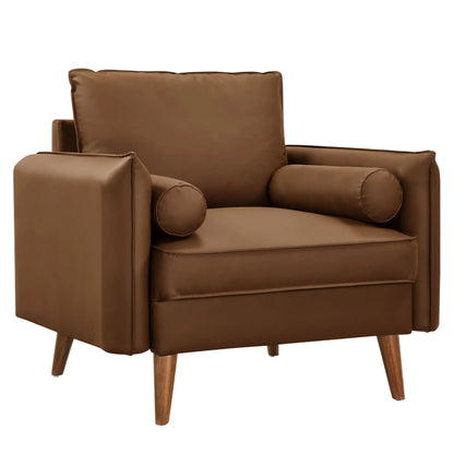 Revive Upholstered Vegan Leather Accent Armchair by Modway EEI-6973 FredCo
