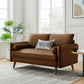 Revive Upholstered Vegan Leather Loveseat by Modway EEI-6974 FredCo