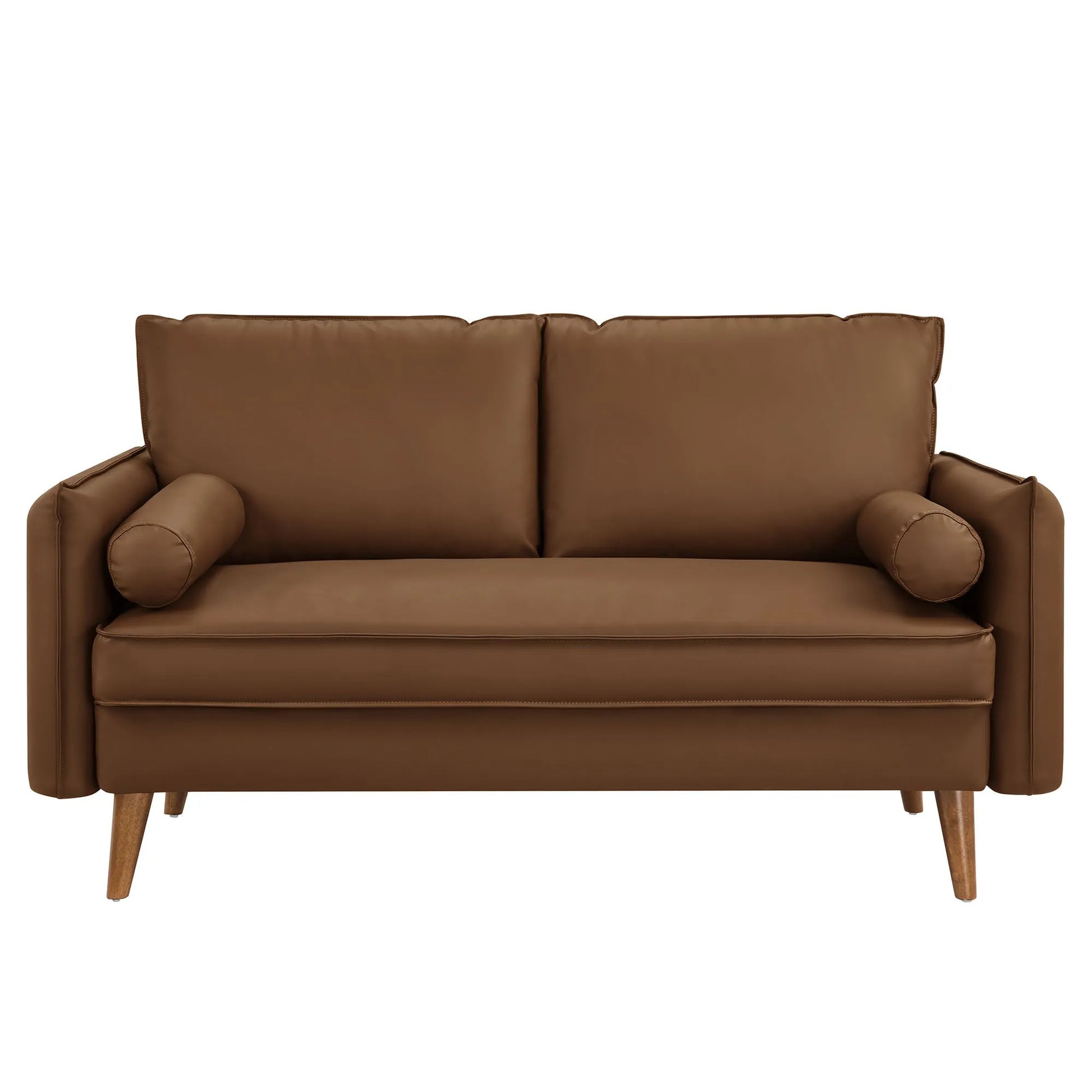 Revive Upholstered Vegan Leather Loveseat by Modway EEI-6974 FredCo