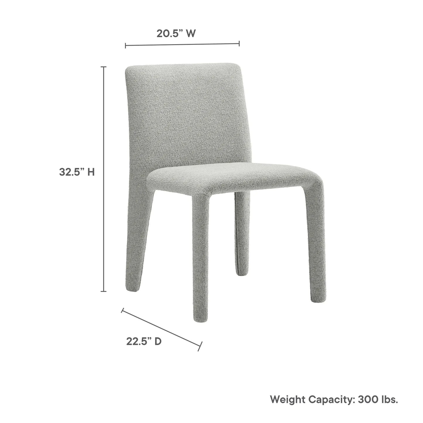 Rhodes Fabric Upholstered Dining Chair by Modway EEI-7222 FredCo