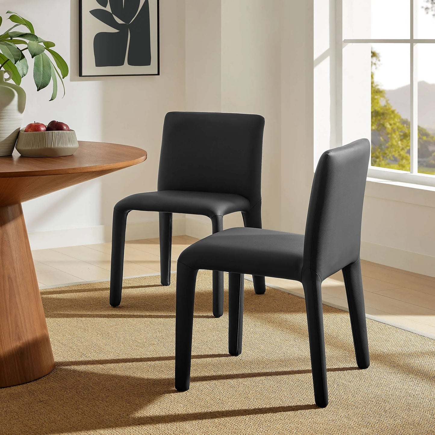 Rhodes Vegan Leather Upholstered Dining Chair by Modway EEI-7223 FredCo