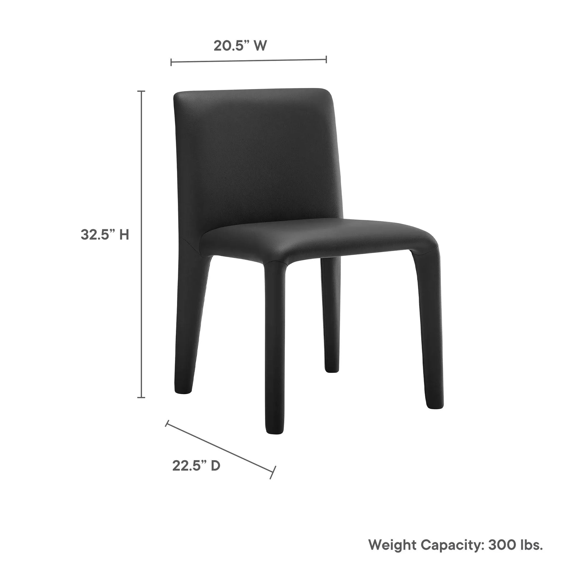 Rhodes Vegan Leather Upholstered Dining Chair by Modway EEI-7223 FredCo