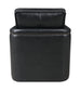 Rocha Black Leather Aire Swivel Chair W/Glider FredCo