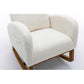 Rocking Chair Indoor Glider Chair for Nursery, White FredCo