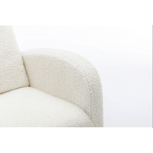 Rocking Chair Indoor Glider Chair for Nursery, White FredCo