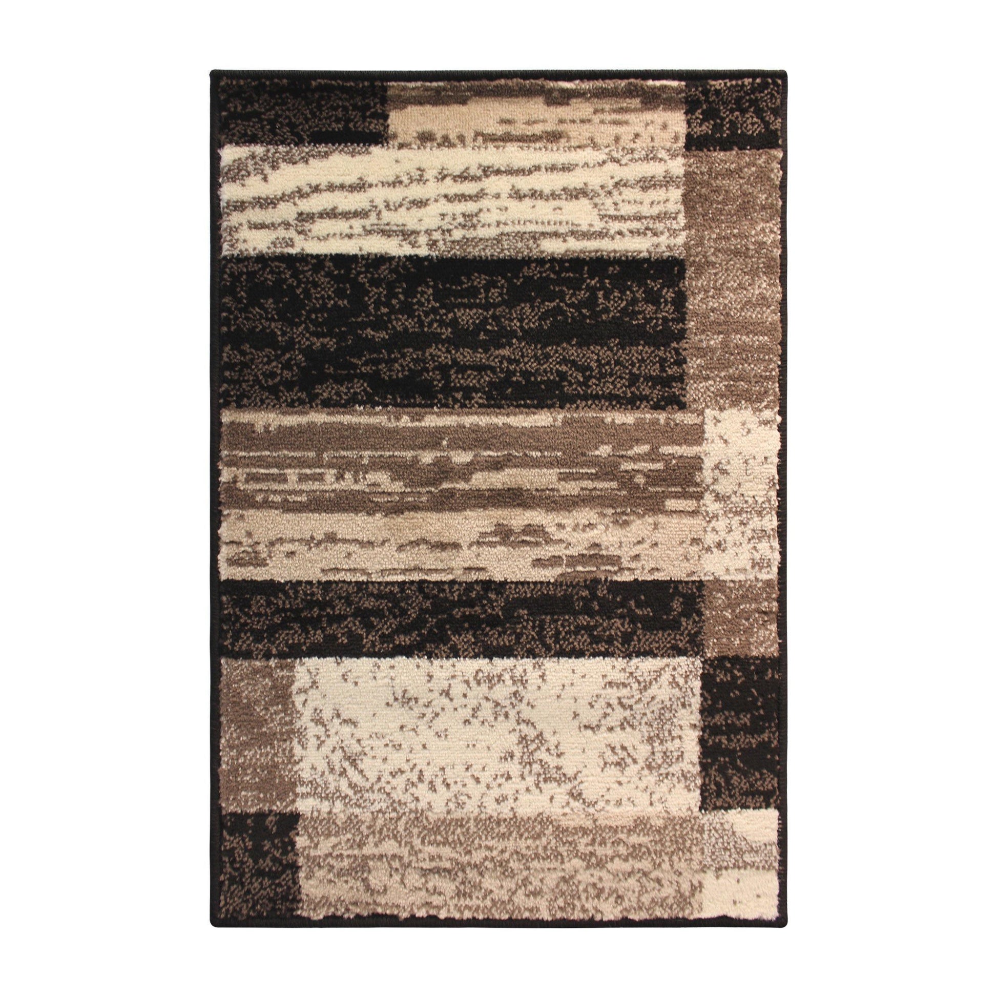 Rockwood Modern Geometric Brick Pattern Rug FredCo