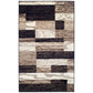 Rockwood Modern Geometric Brick Pattern Rug FredCo