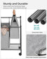 Rolling Laundry Basket with 4 Removable Bags Gray FredCo