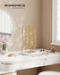 Rotating Jewellery Stand with a Bottom Tray Champagne Gold FredCo