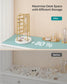 Rotating Jewellery Stand with a Bottom Tray Champagne Gold FredCo