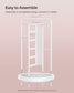 Rotating Jewellery Stand with a Bottom Tray Cloud White FredCo