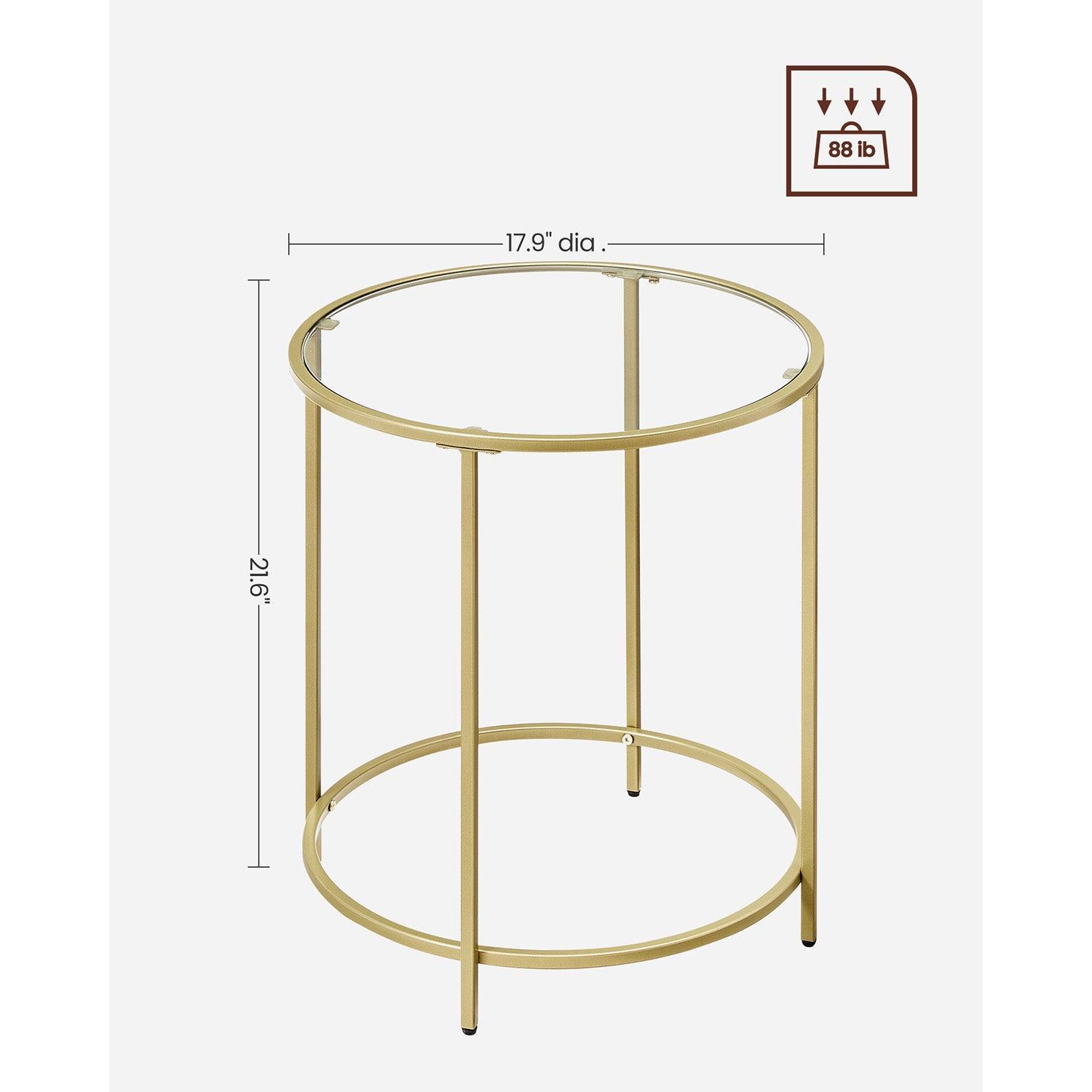 Round Side Table Set of 2 FredCo