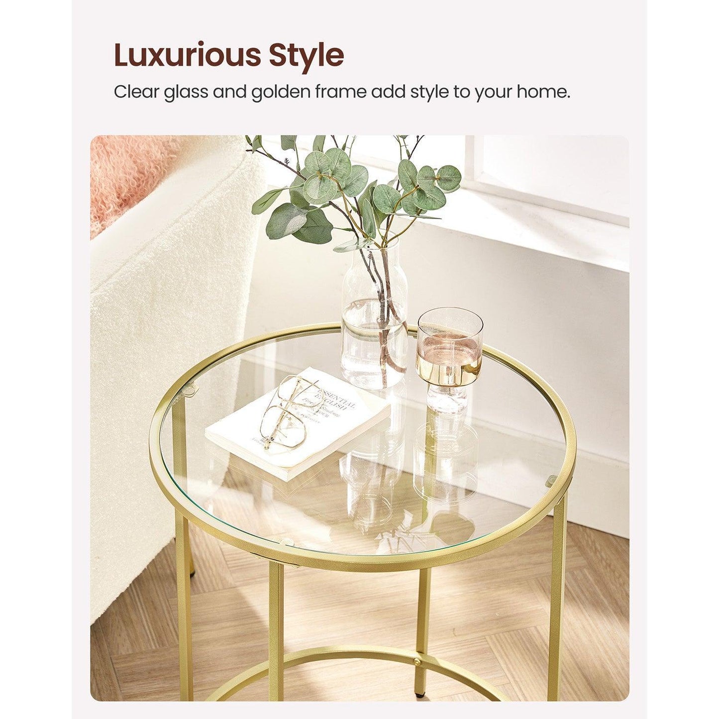 Round Side Table Set of 2 FredCo