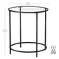 Round Side Tables Black FredCo