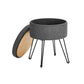 Round Storage Ottoman FredCo