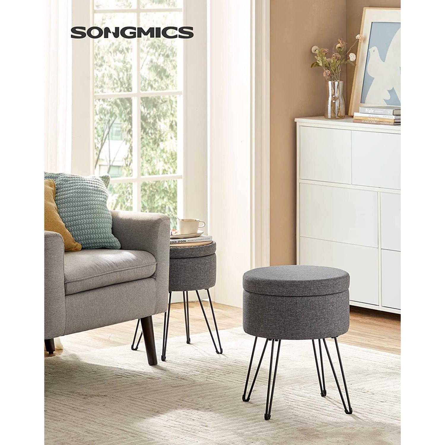 Round Storage Ottoman FredCo