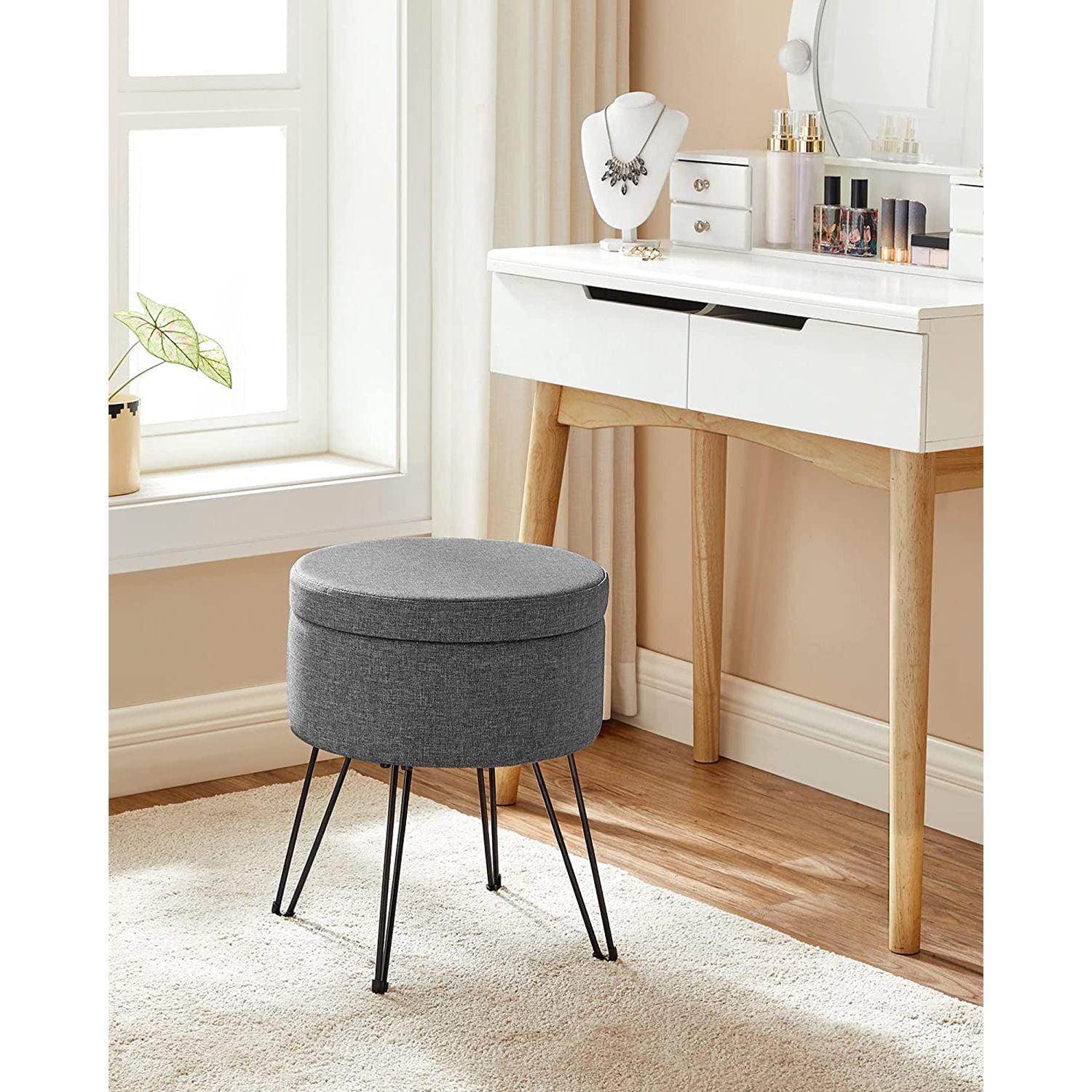 Round Storage Ottoman FredCo