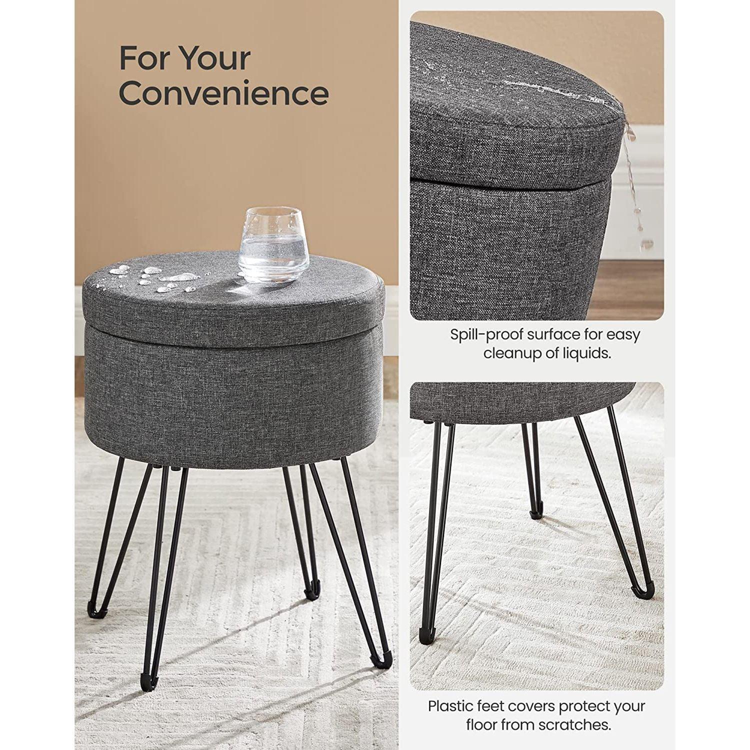 Round Storage Ottoman FredCo