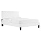 Roxanne Performance Velvet Queen Platform Bed, MOD-6285 FredCo