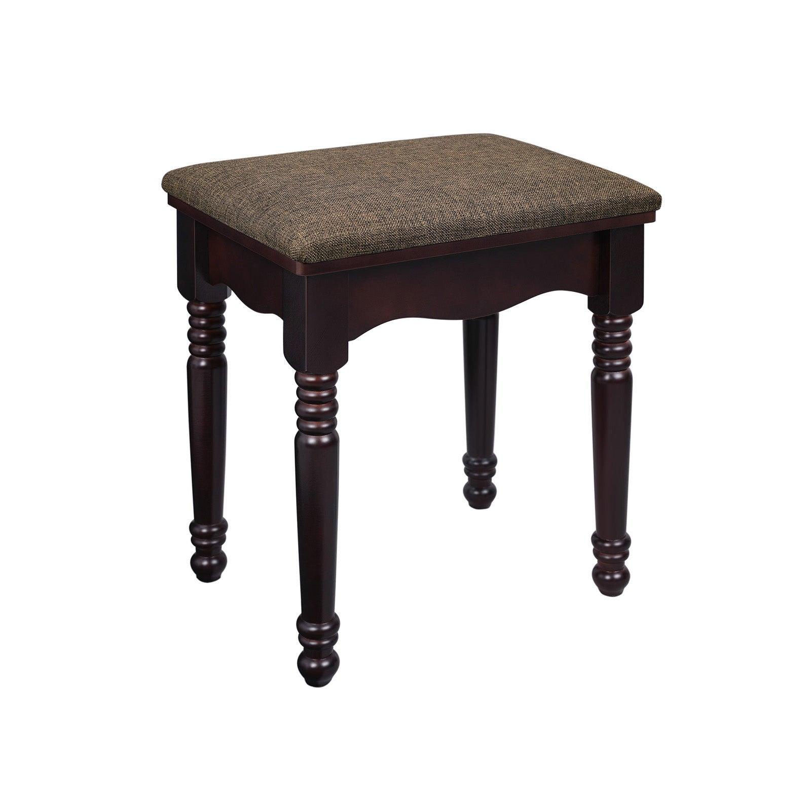 Rubberwood Leg Dressing Stool FredCo
