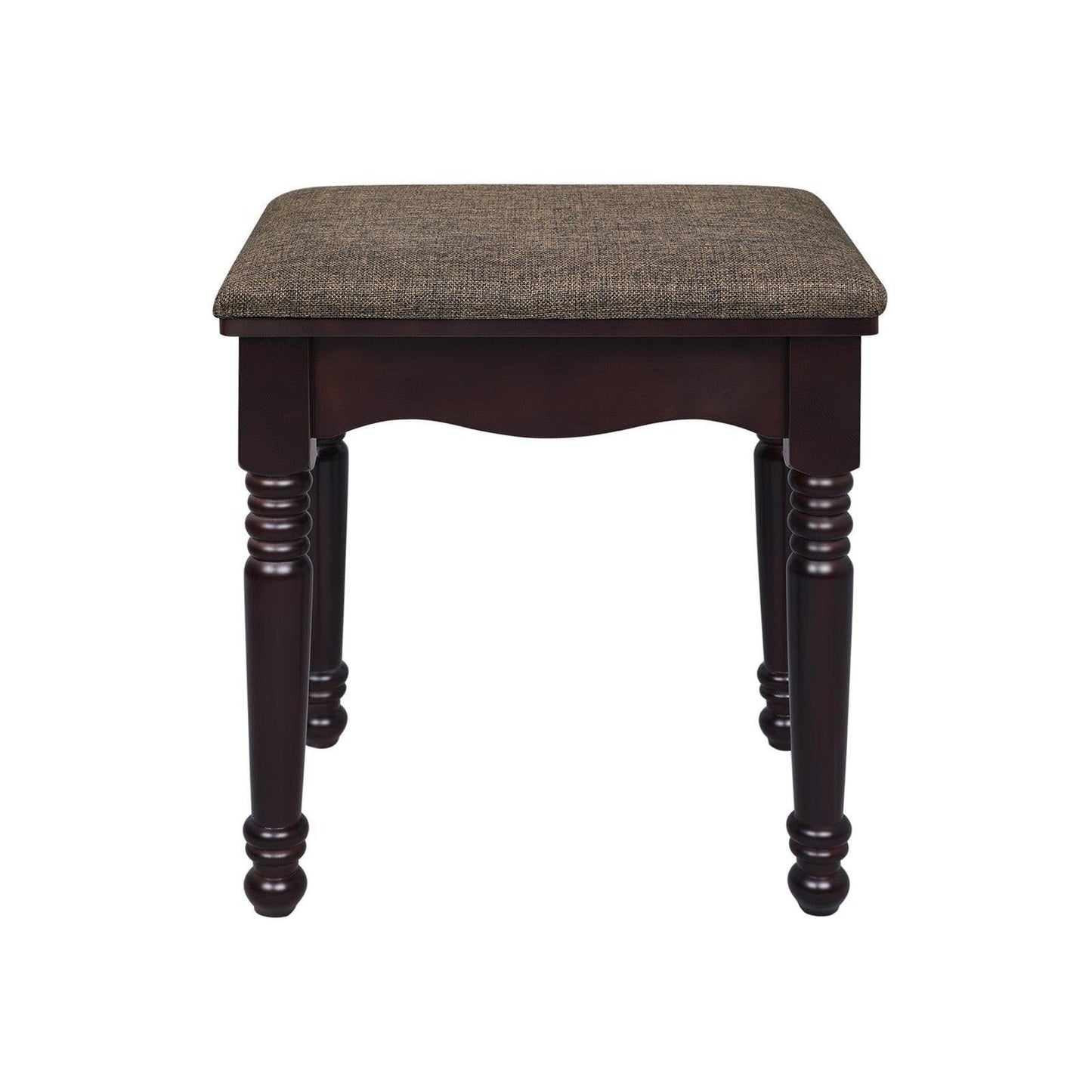 Rubberwood Leg Dressing Stool FredCo
