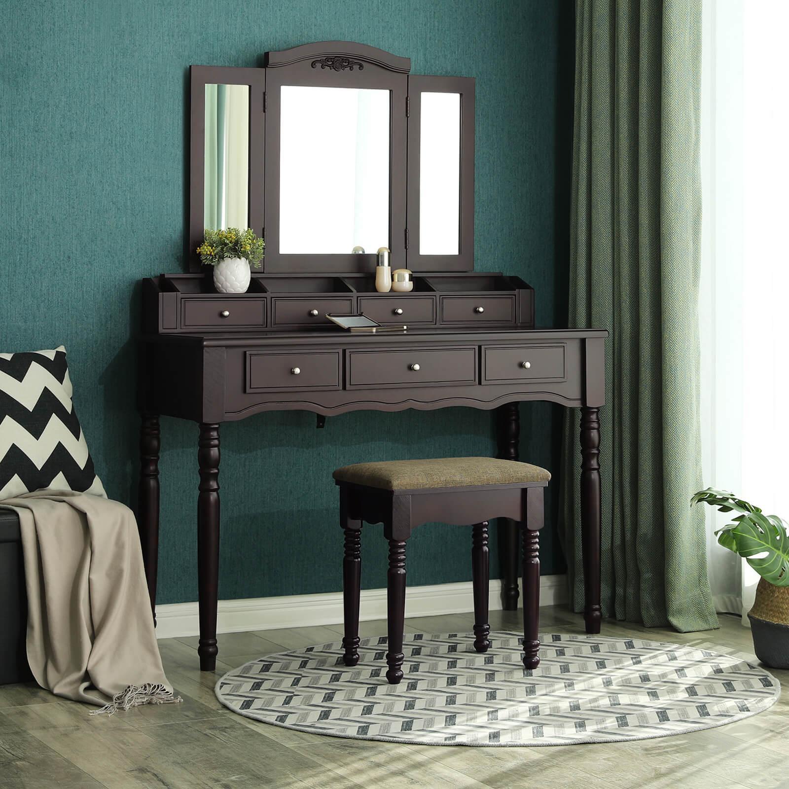 Rubberwood Leg Dressing Stool FredCo
