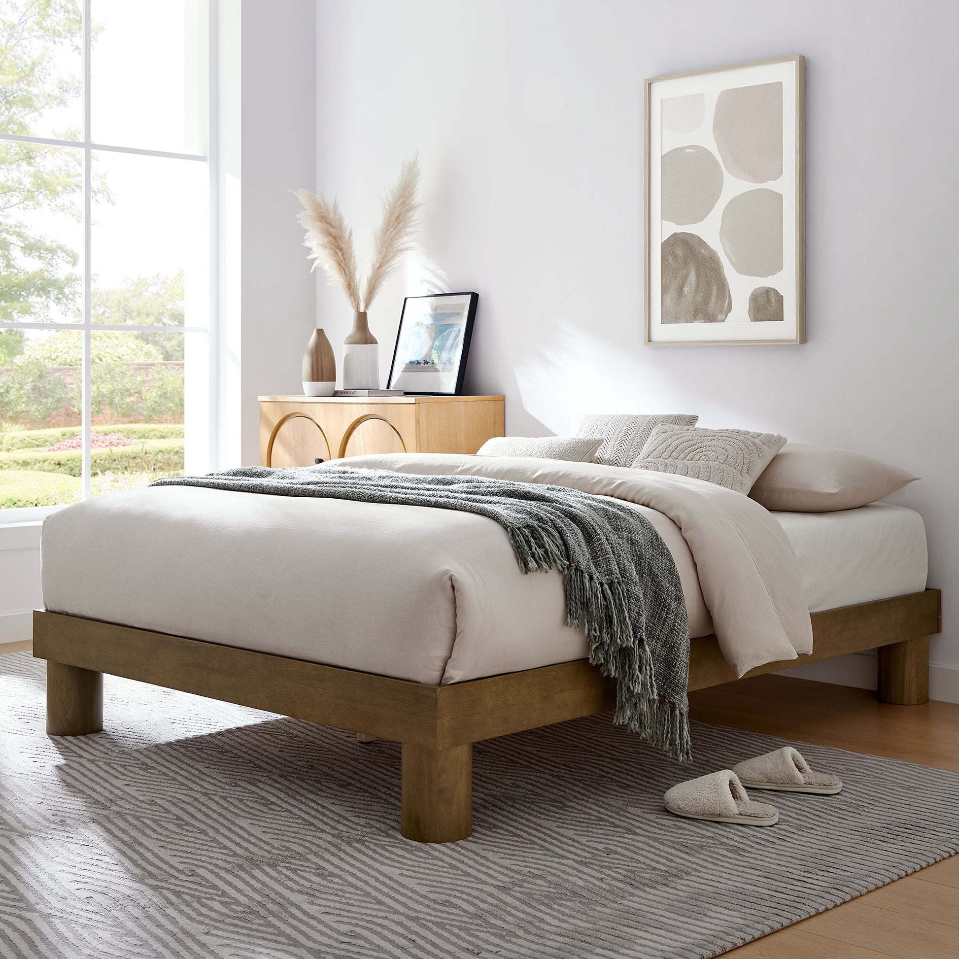 Runa Wood Queen Platform Bed by Modway MOD-7209 FredCo