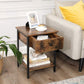 Rustic Brown Nightstand FredCo
