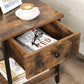 Rustic Brown Nightstand FredCo