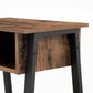 Rustic Brown Vintage Side Table FredCo
