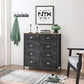 Rustic Vertical Drawer Dresser FredCo