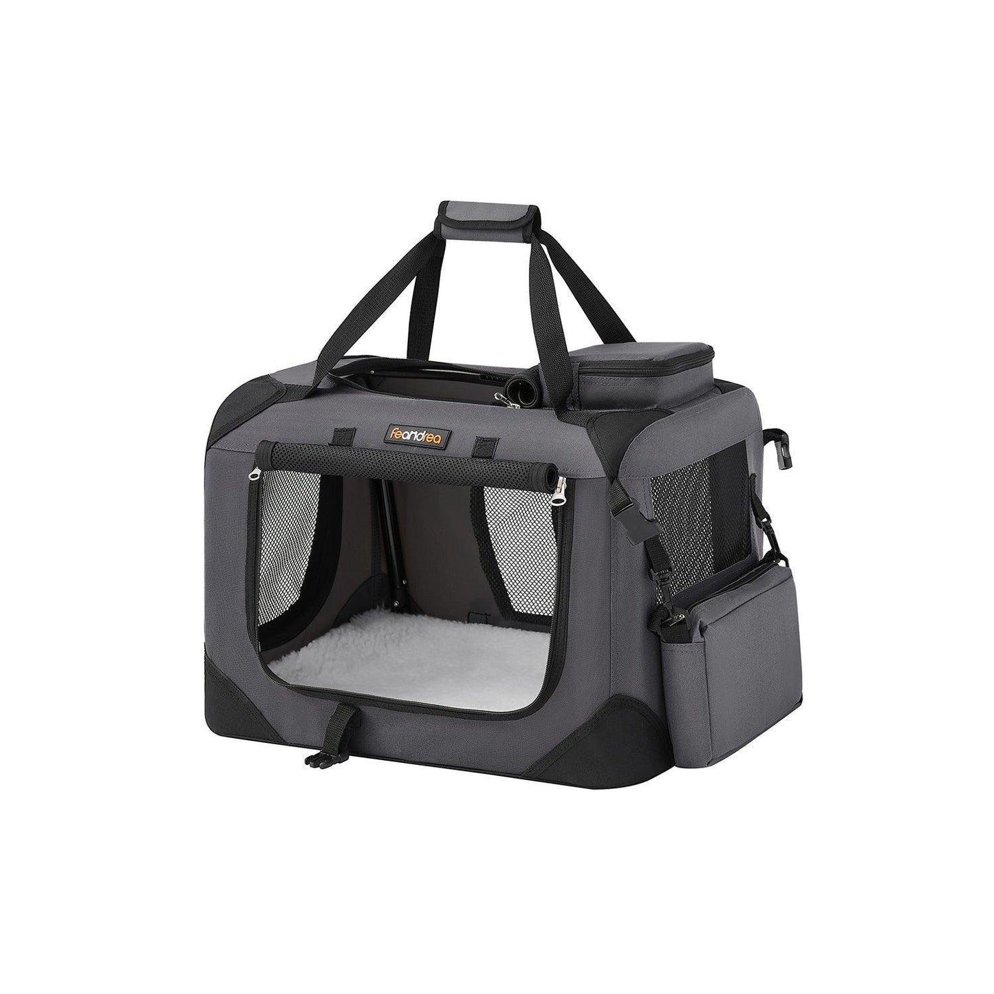 S Collapsible Dog Crate Gray FredCo