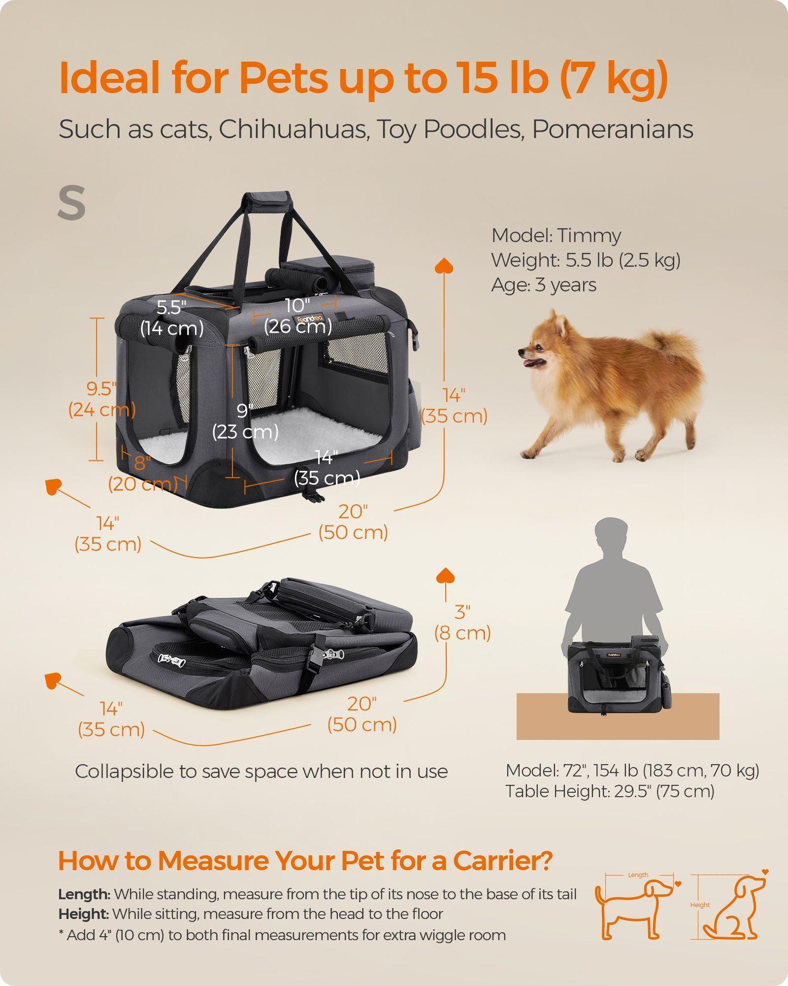 S Collapsible Dog Crate Gray FredCo