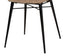 Sabelle Japandi Greywashed Rattan and Black Metal 2-Piece Dining Chair Set FredCo