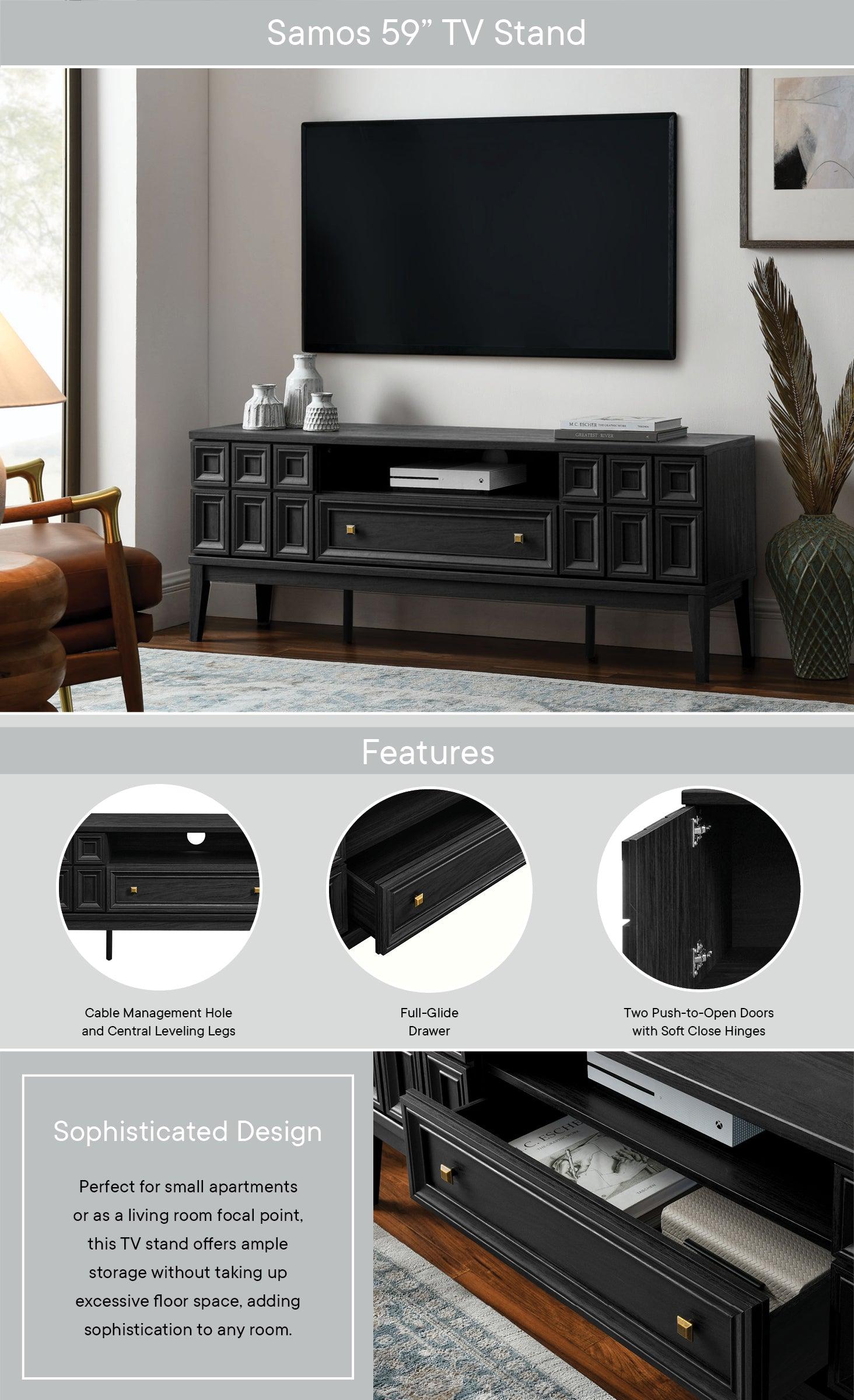 Samos 59" Retro TV Stand FredCo