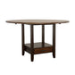 Sanford 5-piece Round Counter Dining Set Cinnamon and Espresso 192728-S5 Coaster FredCo