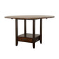 Sanford 5-piece Round Counter Dining Set Cinnamon and Espresso 192728-S5 Coaster FredCo