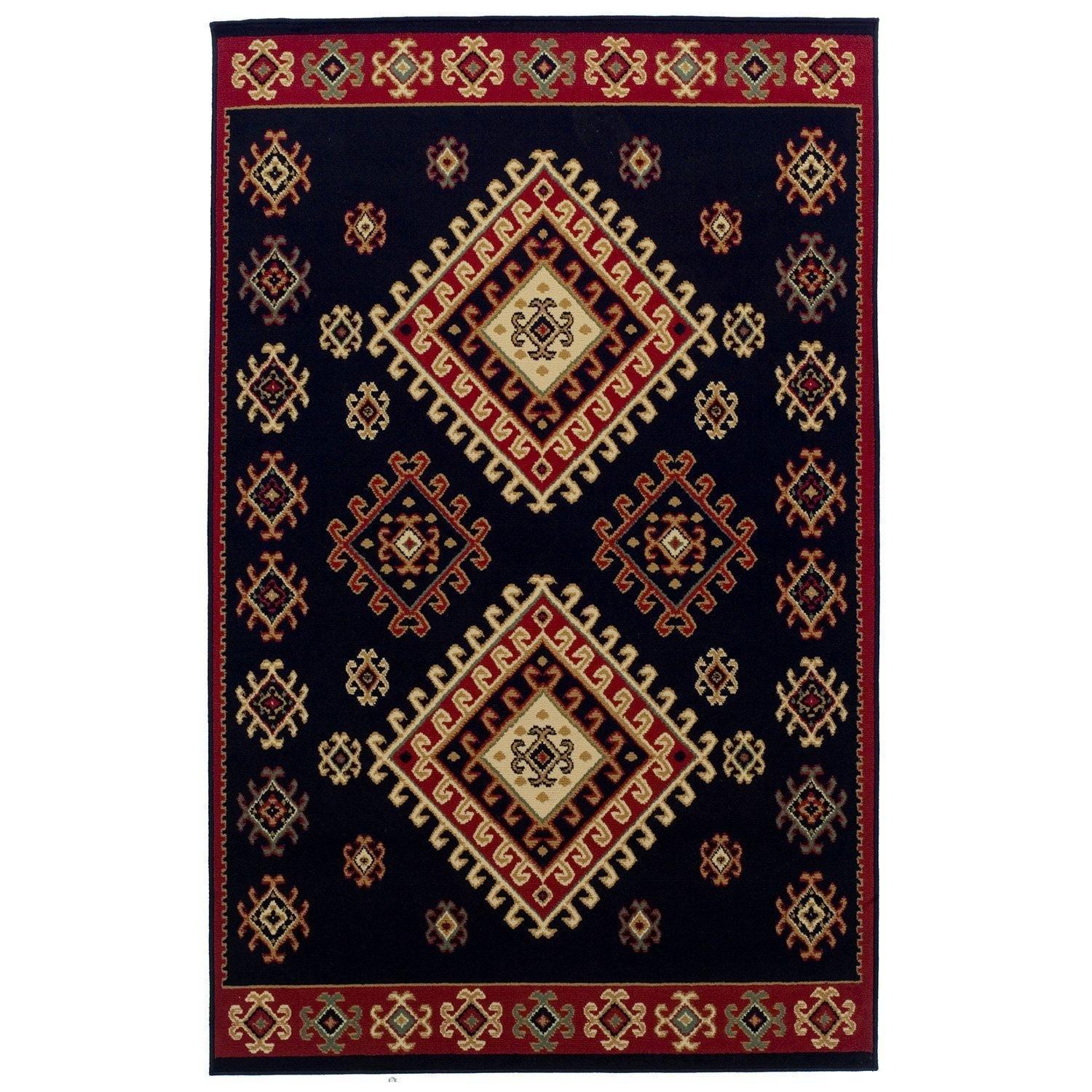 Santa Fe Traditional Tribal Southwestern Rug FredCo