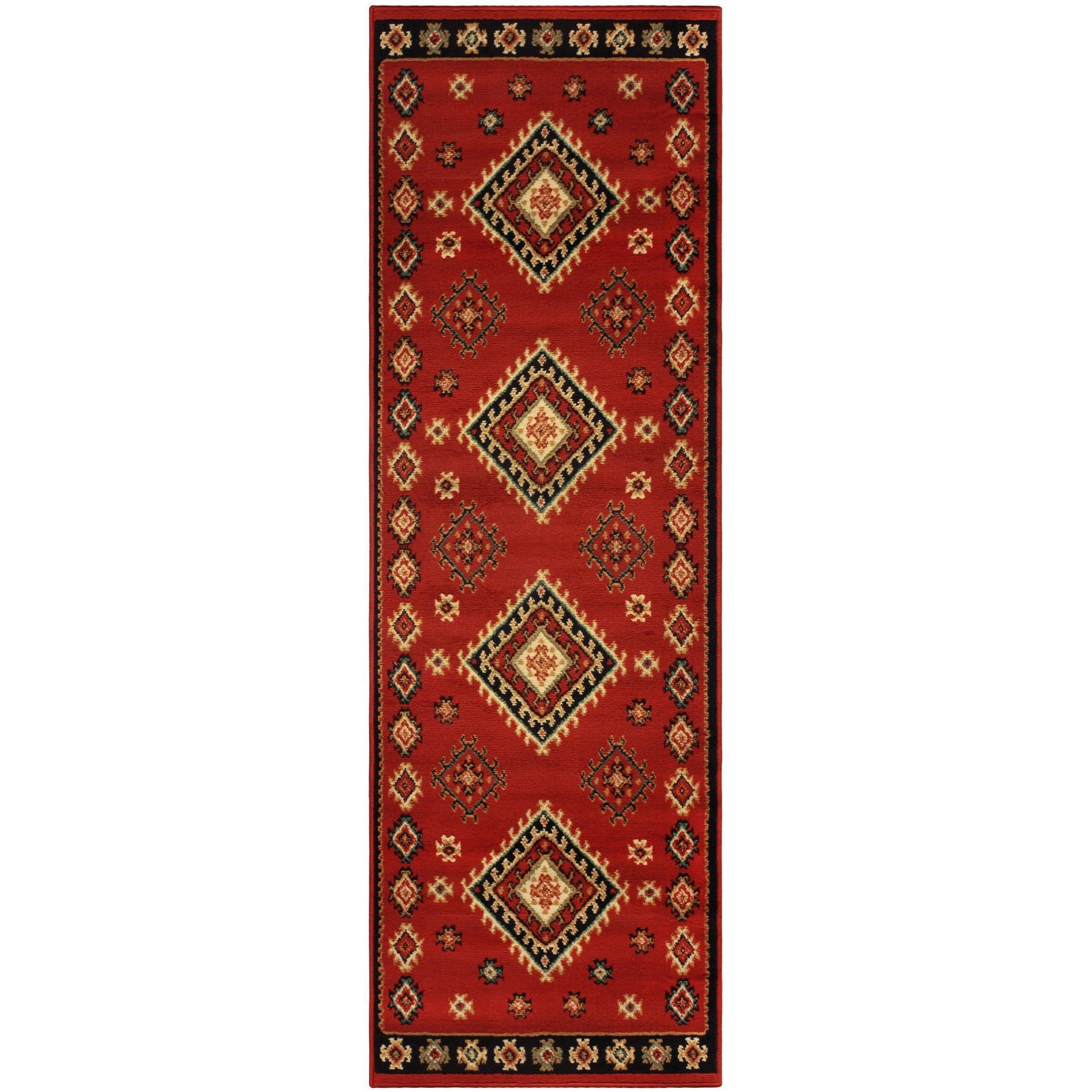 Santa Fe Traditional Tribal Southwestern Rug FredCo