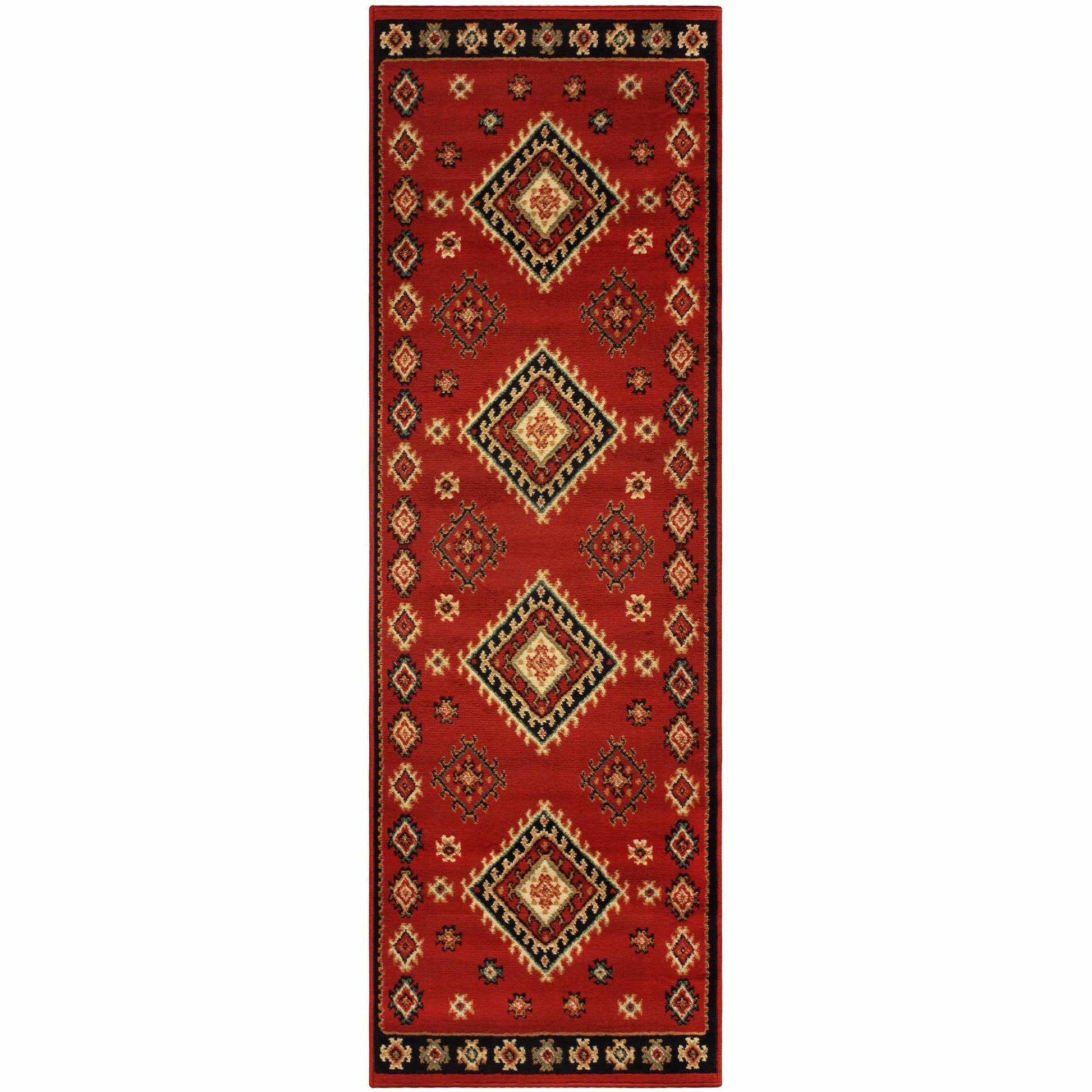 Santa Fe Traditional Tribal Southwestern Rug FredCo