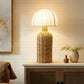 Santo Rattan Table Lamp With Dome Shade by Modway EEI-7186 FredCo