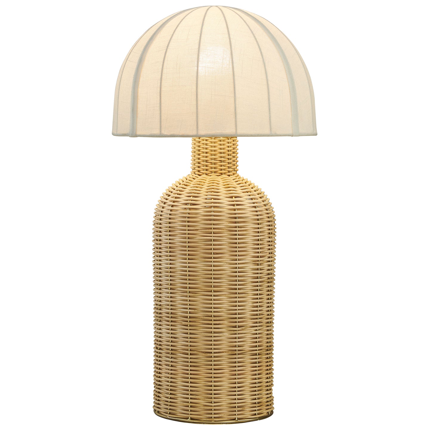 Santo Rattan Table Lamp With Dome Shade by Modway EEI-7186 FredCo