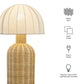 Santo Rattan Table Lamp With Dome Shade by Modway EEI-7186 FredCo
