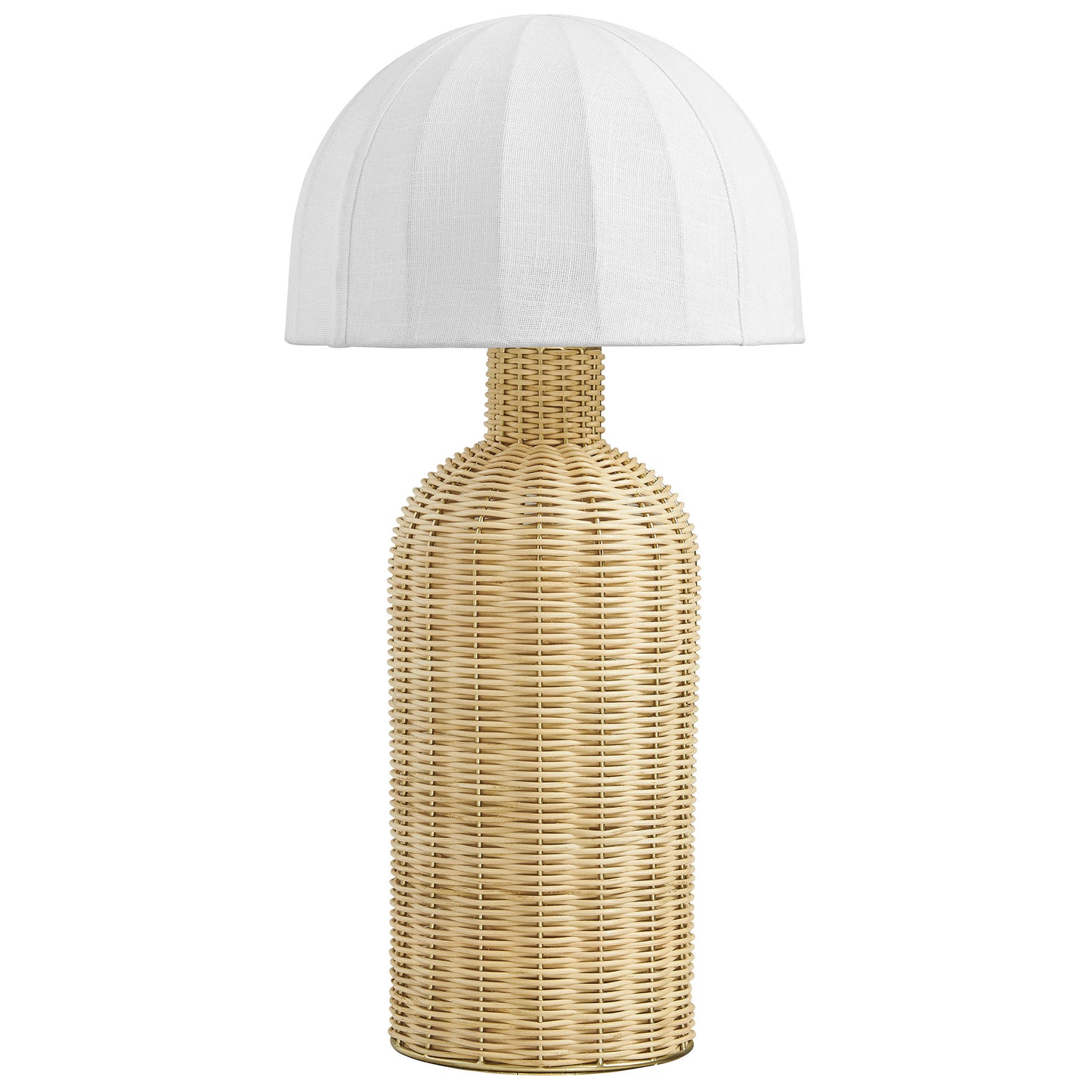 Santo Rattan Table Lamp With Dome Shade by Modway EEI-7186 FredCo