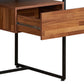 Sara Walnut & Sandy Black Finish Writing Desk FredCo