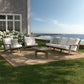 Saratoga 4-Piece Outdoor Patio Teak Wood Furniture Set by Modway EEI-7266 FredCo