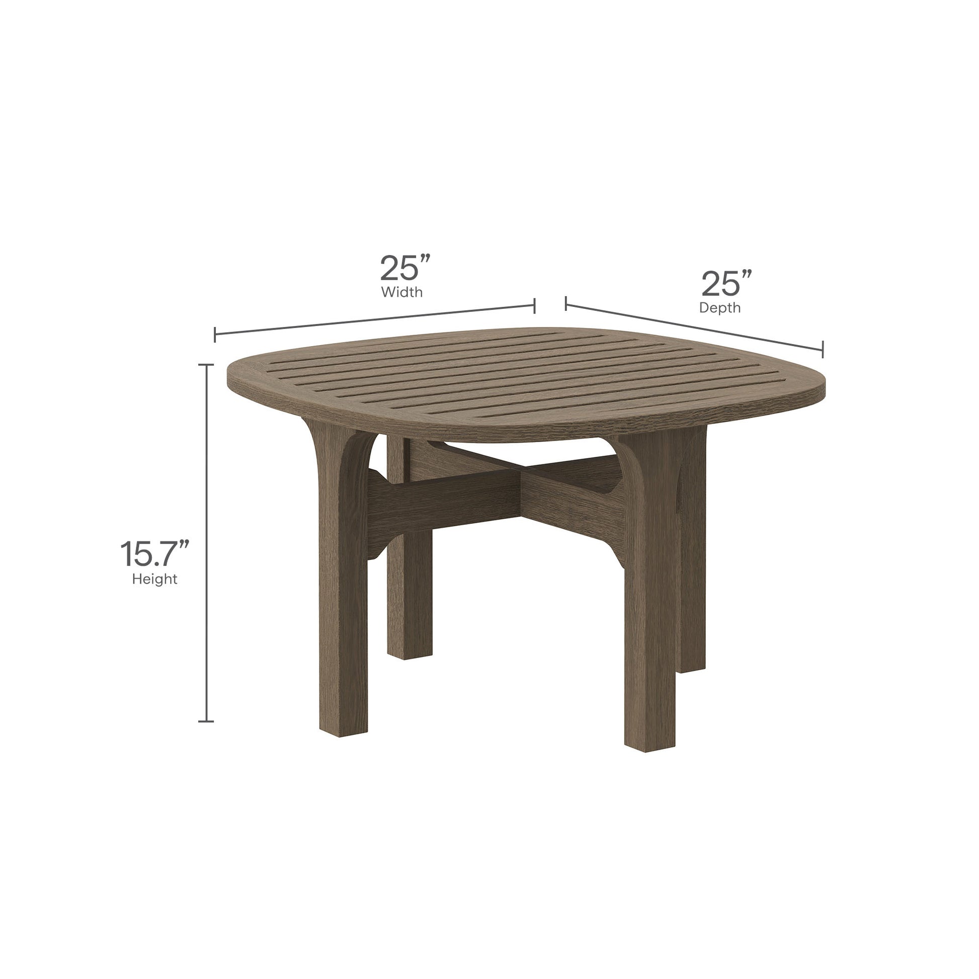 Saratoga 4-Piece Outdoor Patio Teak Wood Furniture Set by Modway EEI-7266 FredCo