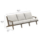 Saratoga 4-Piece Outdoor Patio Teak Wood Furniture Set by Modway EEI-7266 FredCo